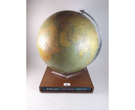 A vintage globe