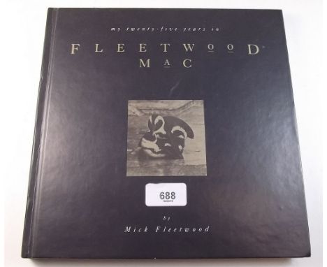 Fleetwood Mac book, signed by Mick Fleetwood