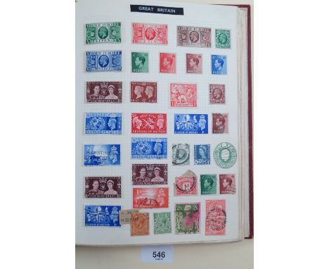 A 'Senator' stamp album of mint and used GB and Commonwealth defin and commem, QV on.  Higher values to £1/1Rupee noted