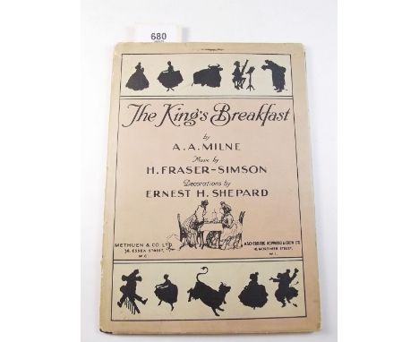 The Kings Breakfast by A.A. Milne, First Edition 1925