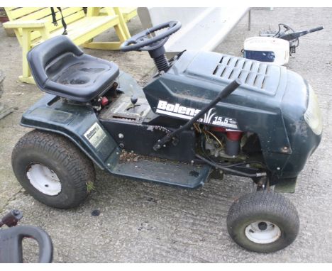 A Bolens 15.5 HP garden lawn tractor. 