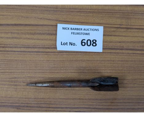 Collectables; Militaria: WW1 Militaria aerial Flechette dart, twisted vanes for spinning in air.