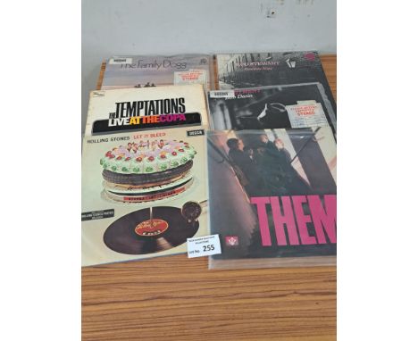 Records: Rock: A great collection of original UK press LPs including Rolling Stones Let it Bleed, Them, Rod Stewart on Vertig