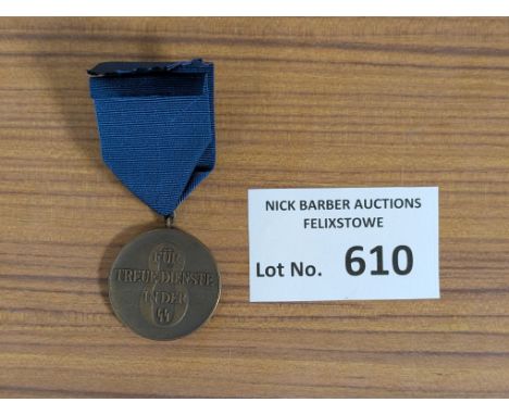 Collectables; Militaria: German SS LS&GC Medal for 8 years service. 