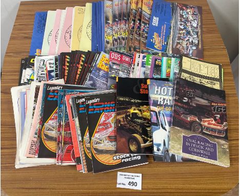 Sports Memorabilia; Stock Car: Large box of programmes from many different tracks 1970s - 2000 including Spedeworth/Brisca et