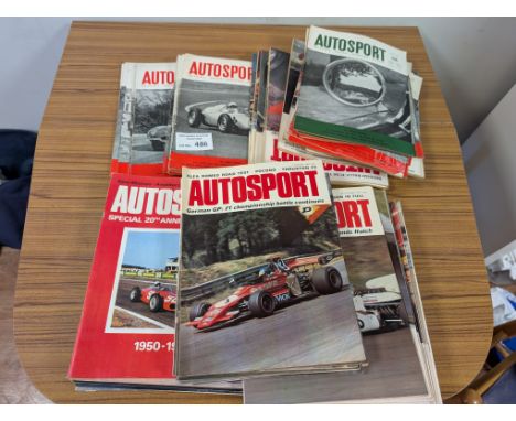 Sports Memorabilia; Motor Sport: Box of Autosport magazines, 1961 onwards to 1970s; (approx 80).