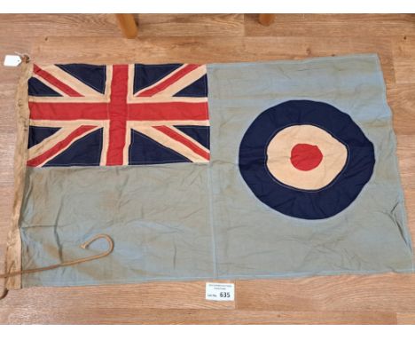 Collectables; Militaria: RAF 3 foot long station flag, marked Oxford, AM 1939.