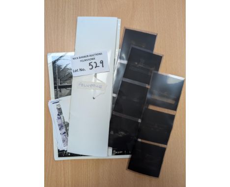 Postcards; Photographs: Felixstowe and local, includes local bomb damage photos from WW2, and an envelope of negatives of sea