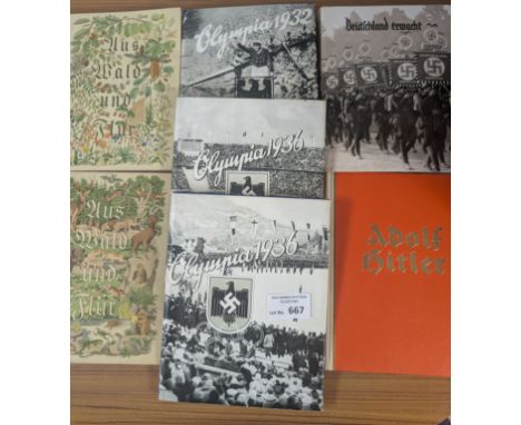 Collectables; Ephemera: German Pre-War and War Nazi memorabilia, collectable picture card books, including animals of the for
