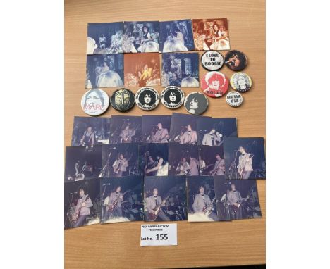 Records; Memorabilia: T Rex collection of polaroid photographs from early concert in Manchester (23) plus several Bolan/T Rex