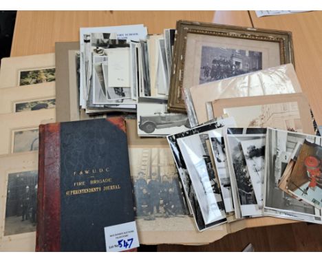 Postcards; Photographs: Historic collection of Felixstowe and other local Fire Service photographs; late 1800s onwards; plus 