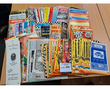 Sports Memorabilia; Stock Car Racing: 300+ items from various tracks, 1960s onwards; Brisca, Spedeworth, various venues.