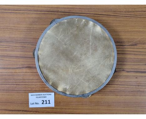 Records; Music Memorabilia: Marc Bolan used Tambourine; handed to the vendor after a concert, with his signature etched into 