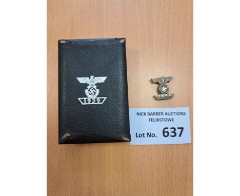Collectables; Militaria: German WW1 / WW2 Spange to the Iron Cross 2nd class medal, in case of issue.
