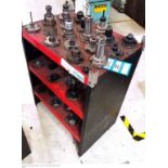 Lot of assorted cat tooling with car / Carros porta cat con herramienta