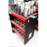 Lot of assorted cat tooling with car / Carros porta cat con herramienta