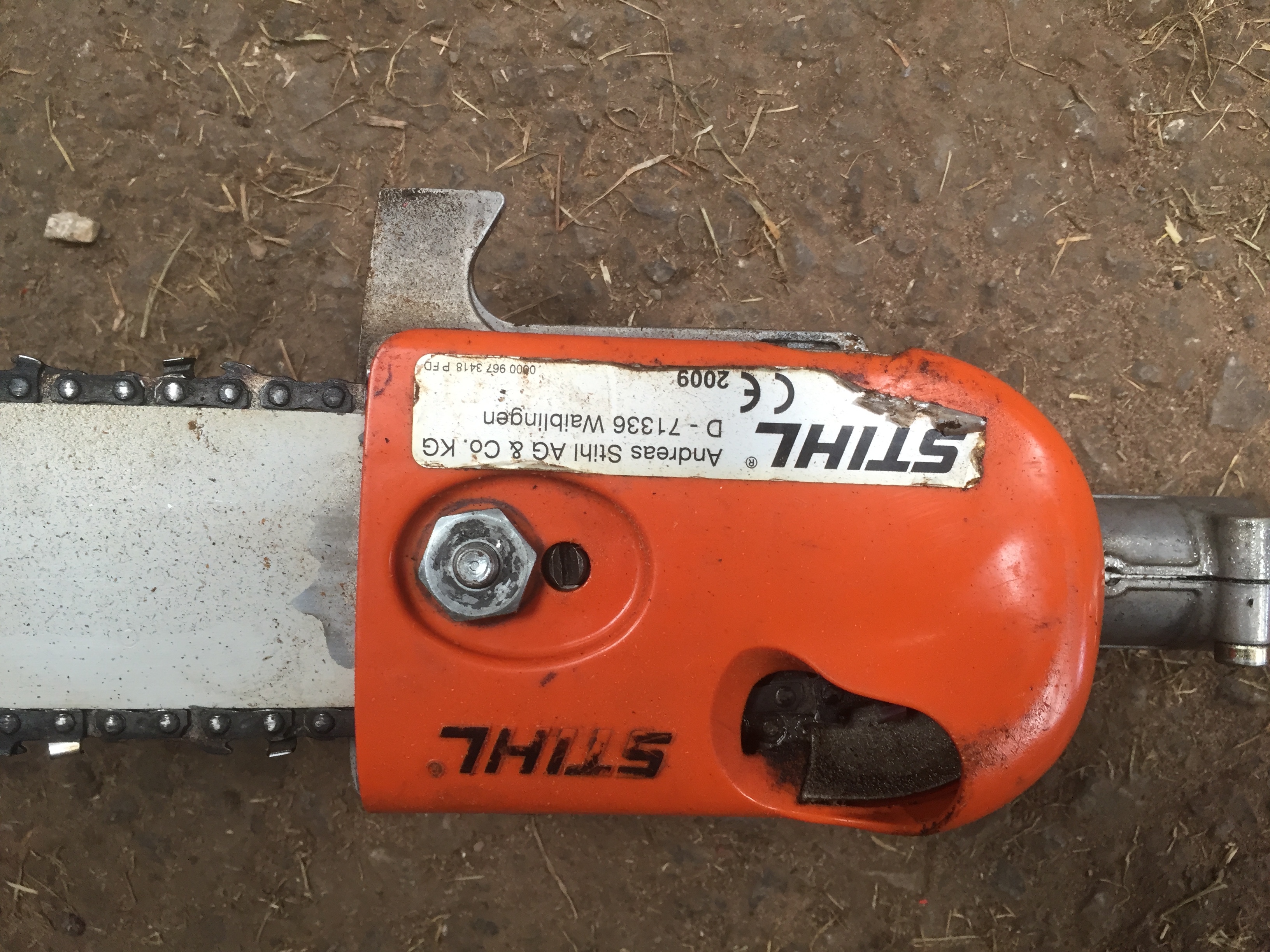 Stihl Kombi Pole with Rollomatic E Mini Chainsaw Attachment