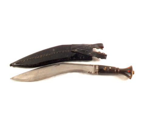 A good 'working' vintage Kukri with its leather covered sheath
