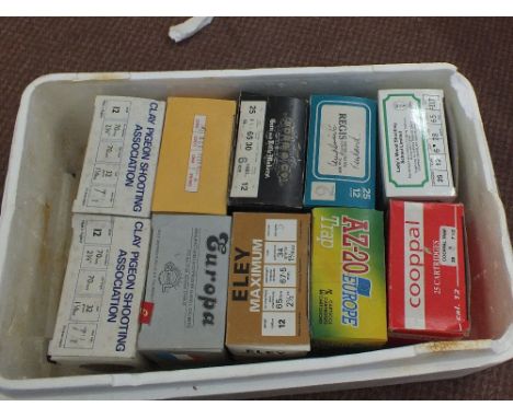 A mixed lot of approx 250 12 bore cartridges, all within their boxes, this item can only be purchased by someone with a curre
