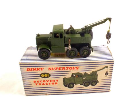 A boxed Dinky Supertoys 661 recovery tractor