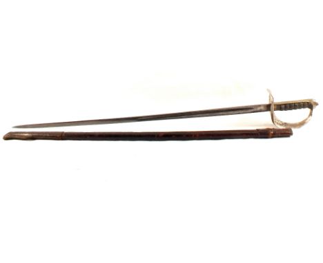 A G.R.V. model 1897 sword with scabbard by Armfield