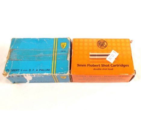 Approximately 56 9mm R/F (garden gun) cartridges, this item can only be purchased by someone with a current valid shotgun cer