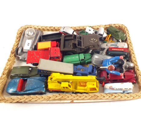 Various unboxed models, Dinky, Triang and Brimtoy etc