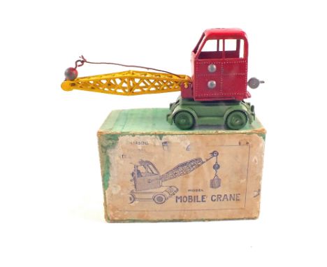 A boxed Charbens die cast mobile crane