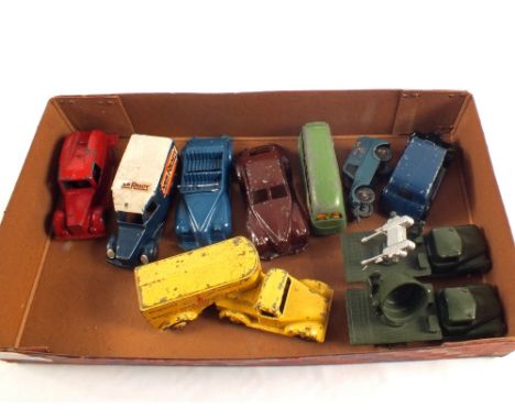 A selection of Timpo, Benbros and Charbens unboxed due cast vehicles 