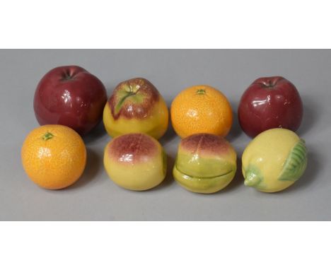 A Collection of Modern Ceramic Fruit 
