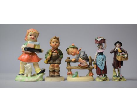 A Collection of Continental Figural Ornaments to Include Goebel, Capodimonte etc 