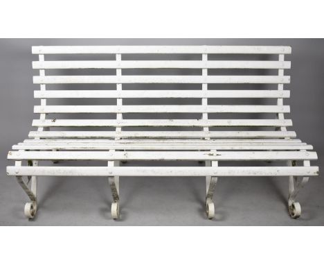 A Replica Lords Cricket Ground Three Seater Garden Bench, By Scotts of Thrapston, Cost £1200 (plus VAT) when New, 152cm Long 