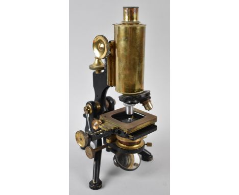A Cased Brass Mounted Watson Microscope No.45364 