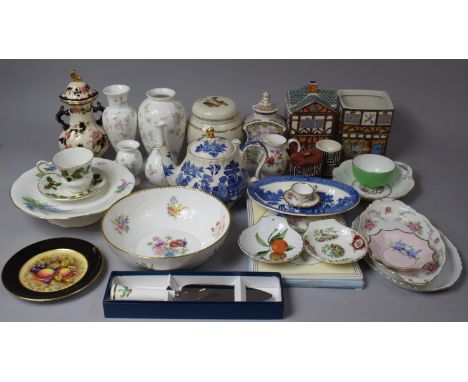 A Collection of Various Ceramics to comprise Royal Grafton Knowle Cup and Saucer, Masons Mandalay Two handled Vase, Sadler Co