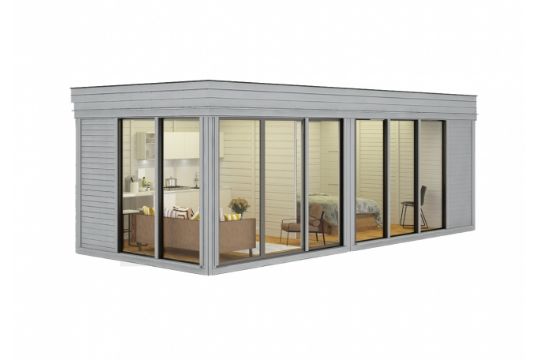 V Brand New Huge Luxury 3m X 7m Glamping Cube With Sliding Glass