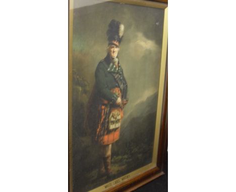 AFTER SIR HENRY RAEBURN RA (1756-1823) "The MacNab", study of a gentleman in ceremonial dress, colour print, advertising Dewa