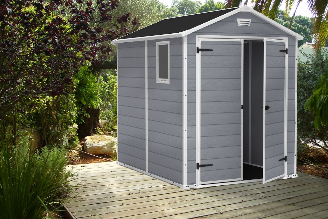 Keter Manor 6 x 8DD Outdoor Shed RRP £550 BENEFITS ...