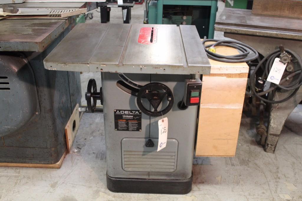 Delta 10inch Unisaw Model 34 802 1ph/3hp/230v