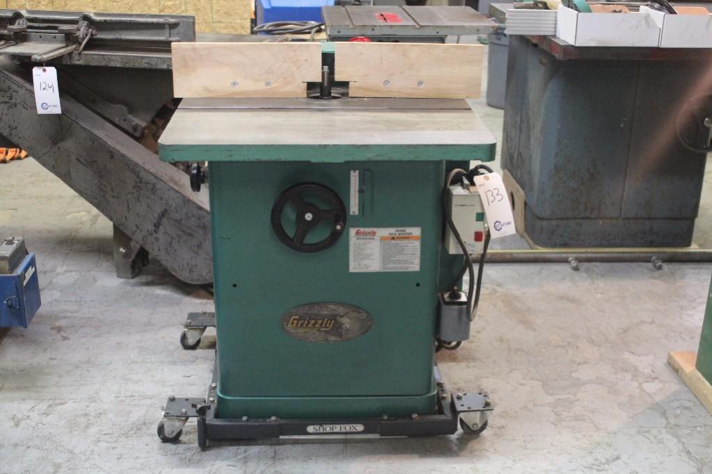 Grizzly G1026 3 hp shaper 3hp/220v/1ph