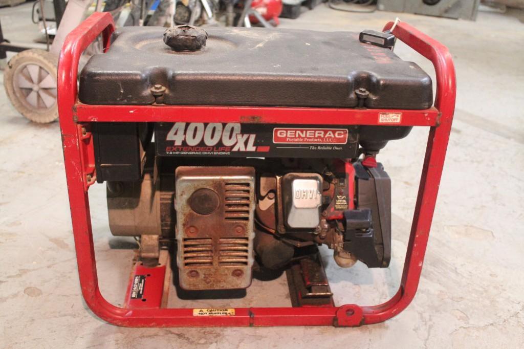 Generac 4000xl portable generator Model 097772 4000 Watts