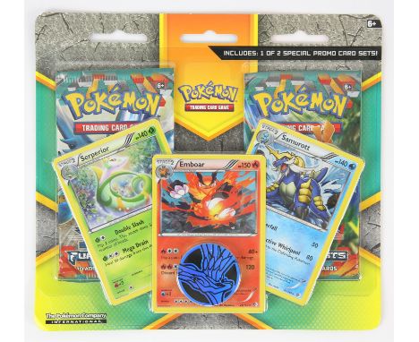 Pokémon TCG - XY Furious Fists Double Blister Pack - Sealed - Unova Starters Pack.    This double pack contains two sealed bo
