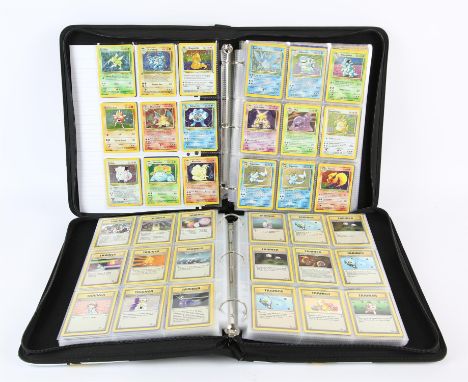 Pokémon TCG - Vintage Collection 1300 Cards  This lot contains two massive custom made ring binders each containing 600+ card