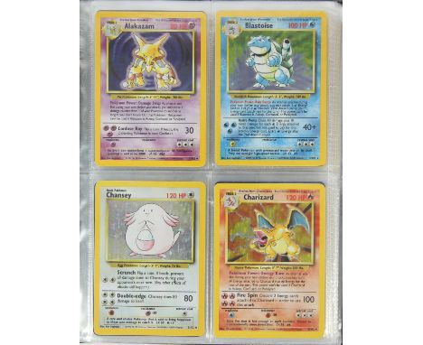 Pokémon TCG - Base Set Complete Set 102/102   This lot contains a complete Base Set, the first Pokémon TCG set released in 19