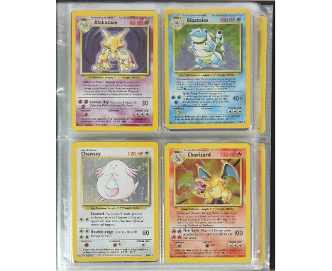 Pokémon TCG - Complete Base Set 102/102. This lot features a complete Base Set, the very first Pokémon Trading card set relea
