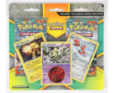 Pokémon TCG - XY Furious Fists Double Blister Pack - Sealed - Electivire, Dusknoir, Scizor Pack.    This double pack contains