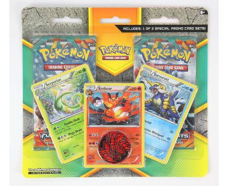 Pokémon TCG - XY Furious Fists Double Blister Pack - Sealed - Unova Starters Pack.    This double pack contains two sealed bo