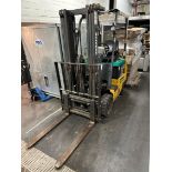 Komatsu Electric Fork Truck with 4160 LB Capacity - Model FP25SH-5, S/N 37381A | Rig Fee $250