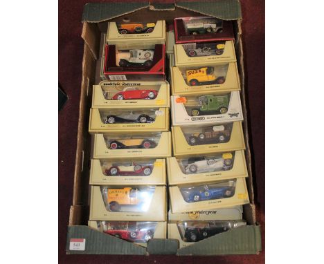 A collection of Matchbox Models of Yesteryear diecast model vehicles