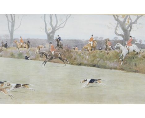 Cecil Aldin (1879-1935). The Hunting Counties of England 12 print set, Blackmore and Rodgrove, artist signed prints no. 57, o