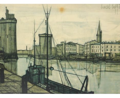 Various pictures and prints, to include after Buffet, harbour scene, a print of St Paul's Ludgate after Shotter Boys, portrai